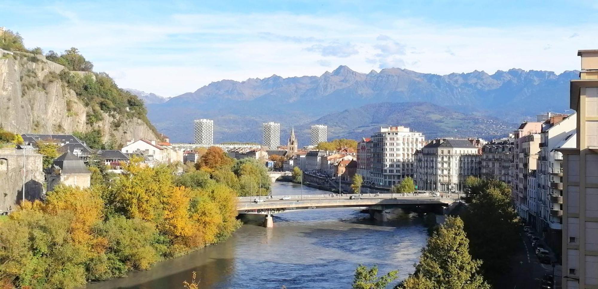 Appartement Hagaki Vue Panoramique Proche Gare Netflix Grenoble Exteriér fotografie