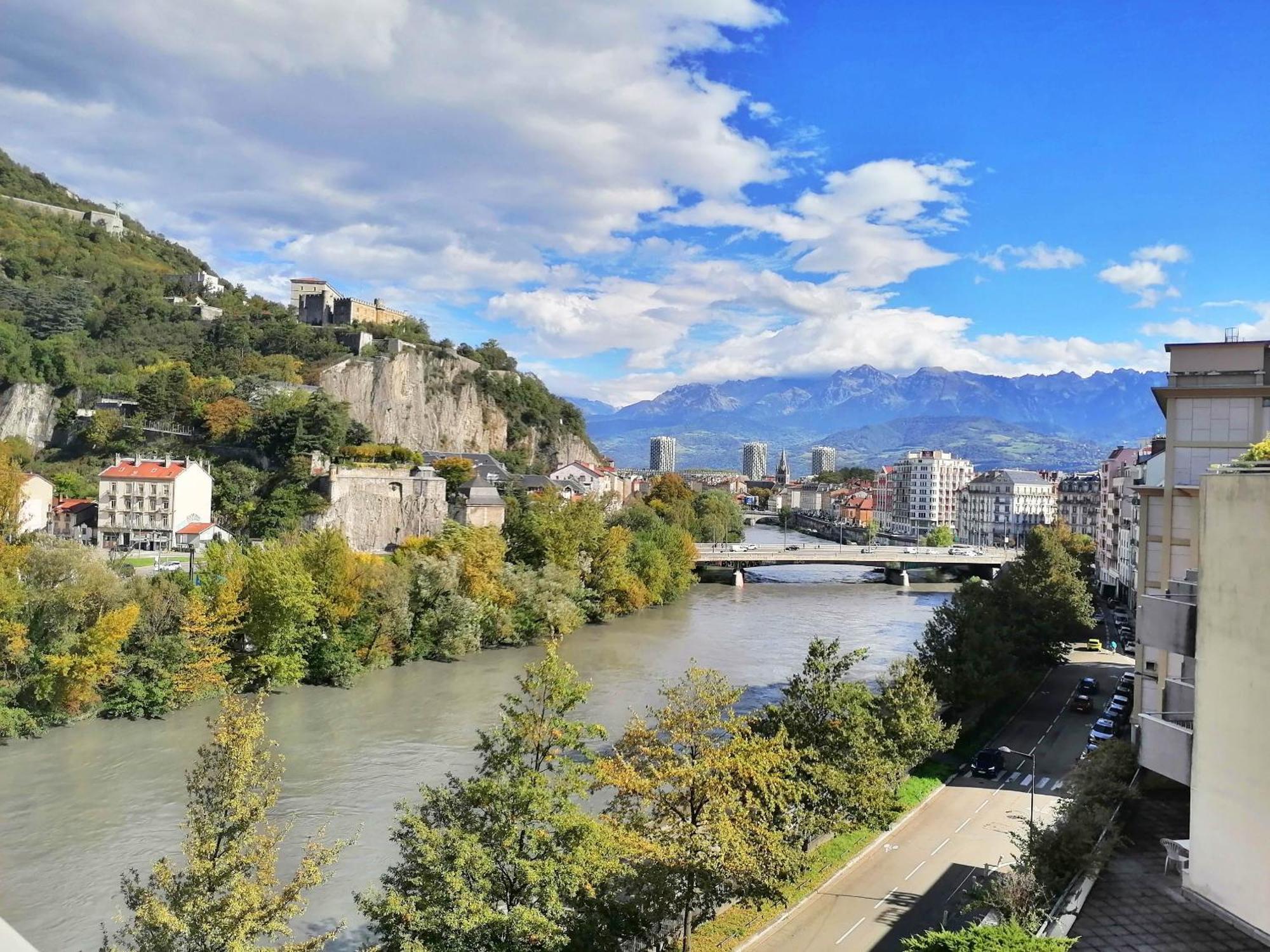 Appartement Hagaki Vue Panoramique Proche Gare Netflix Grenoble Exteriér fotografie