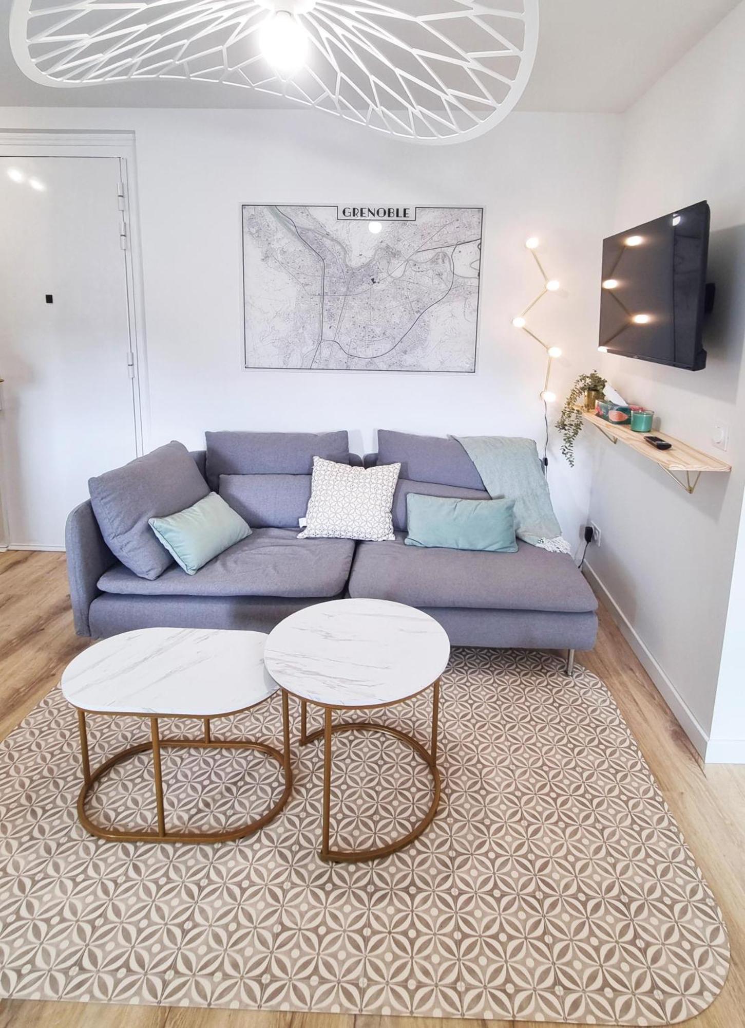 Appartement Hagaki Vue Panoramique Proche Gare Netflix Grenoble Exteriér fotografie